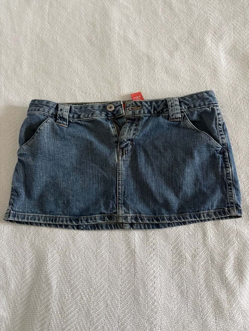 Calvin Klein Choice Vintage Y2K Denim Mini Skirt Size 28